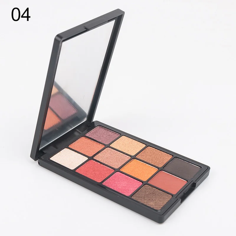 12 Colors Glitter Eyeshadow Makeup Pallete Matte Eye shadow Palette Shimmer and Matte Eyeshadow Powder Pigment Cosmetics тени