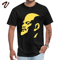 Tees Lenin Communist T Shirt Summer Slim Fit Casual Overlord Sleeve Greece Fabric O-Neck Men Tshirts Casual Wholesale