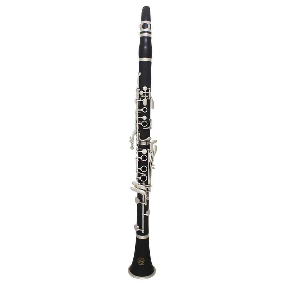 Clarinet Tuning Tube Ebony Two Section Tube Clarinet Barrel Treble Pitch Pipe With Silver Rim Woodwind Instrument Accessories