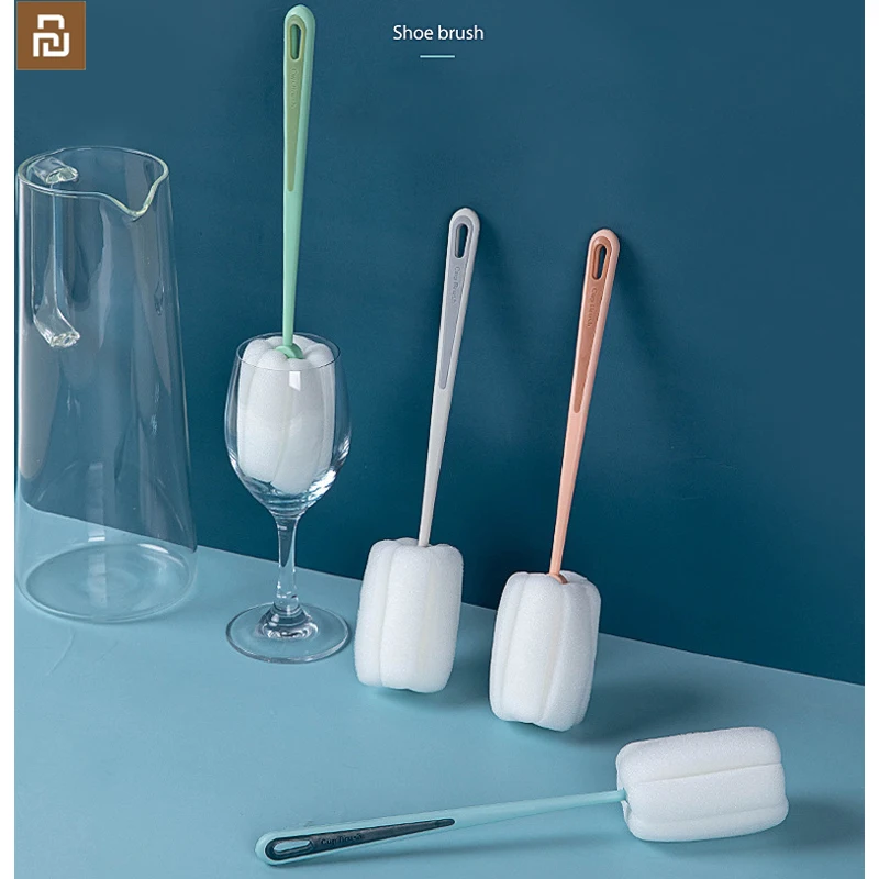 Neue Youpin Jordan & Judy lange Griff Schwamm Tasse Pinsel Thermische Tasse Sauber Flasche Reinigung Pinsel küche Zubehör praktische