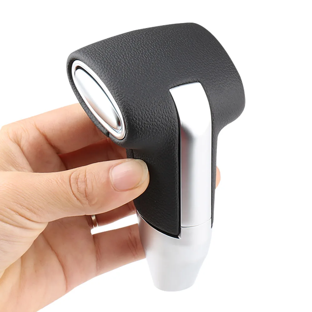 Car Automatic transmission Gearbox Handles Gear Shift Knob Lever Head for KIA Sorento Borrego K2 Freddy Ba Rui  Genuine Leather