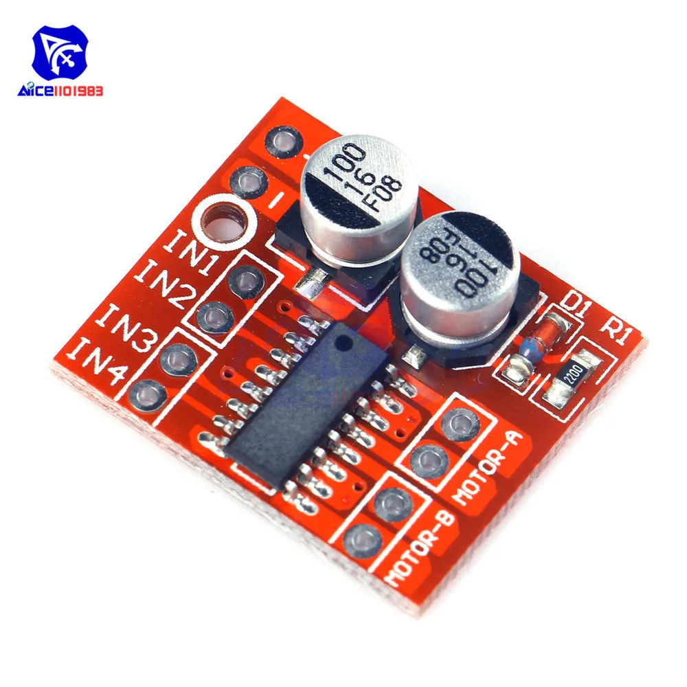 diymore MX1508 L298N 1.5A 2-Way DC Motor Driver Module PWM Speed Dual H-Bridge Stepper