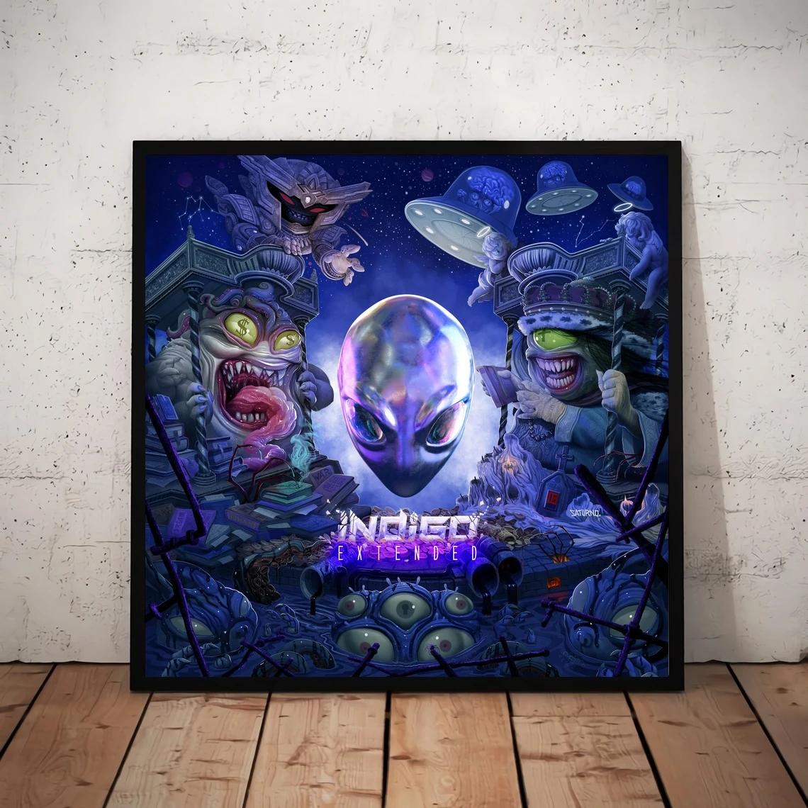 Chris Brown Indigo Music Album Poster Canvas Art Print Home Decoration Wall Painting ( No Frame )