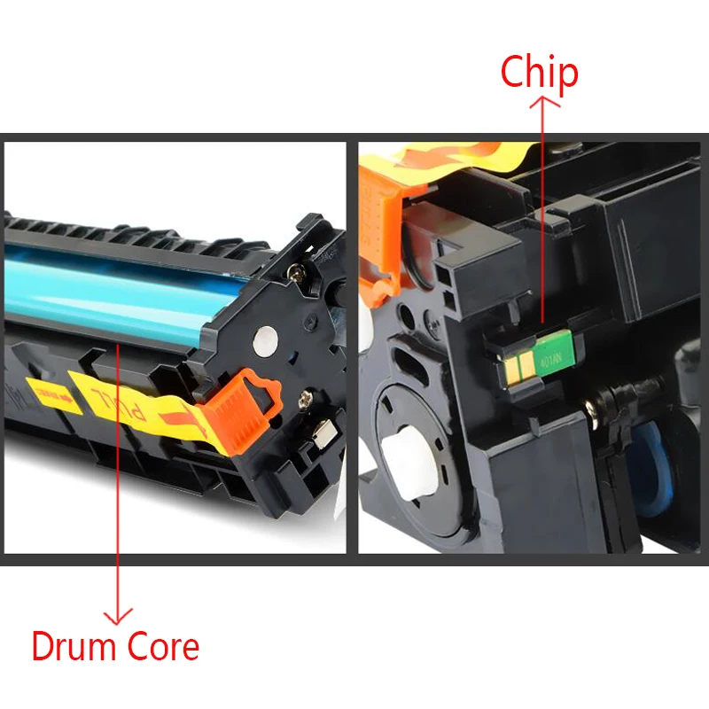 Compatible Toner Cartridge hp206 206A hp207 207A for HP Color LaserJet Pro M282nw M283cdw M255dw M255nw M283fdw (No Chip)