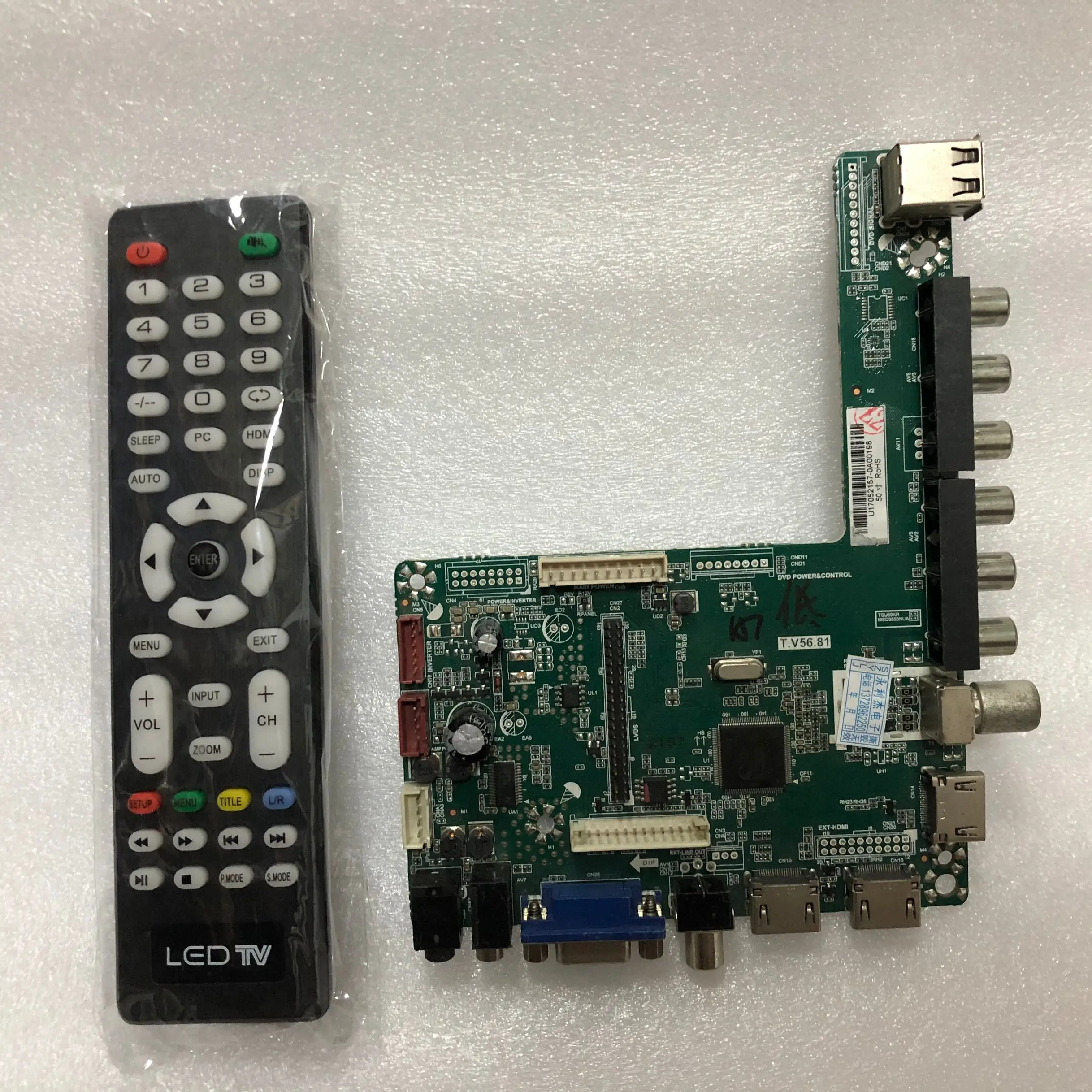 

T.V56.81 LCD Universal Drive board main board supports 32-65 inch LED