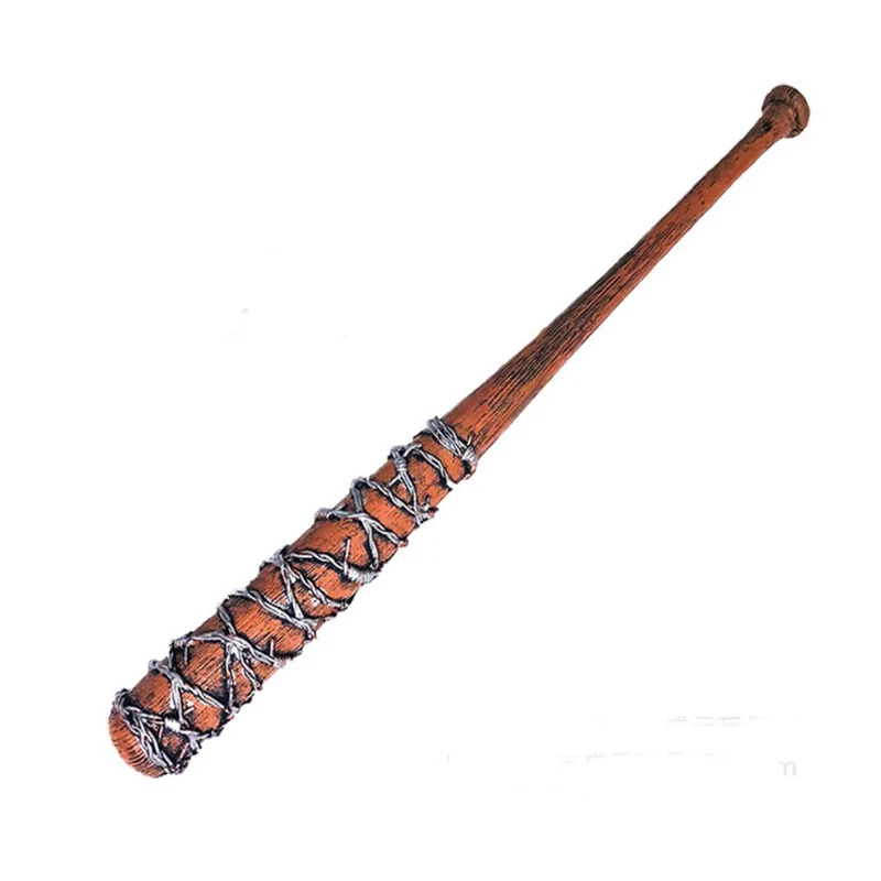 Bate de béisbol de madera The Walking Dead, Negan \'Lucille, alambre de púas, 1: 1