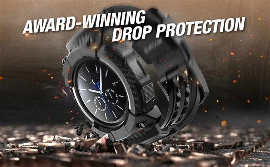 For Samsung Galaxy Watch 3 Case 45mm (2020) SUPCASE UB Pro Rugged Protective Cover with Strap Bands For Samsung Galaxy Watch 3