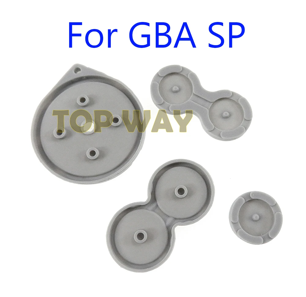 ゲームボーイアドバンスSP用導電性接着ゴム、コンソールキーパッド、GBA SP、1セット