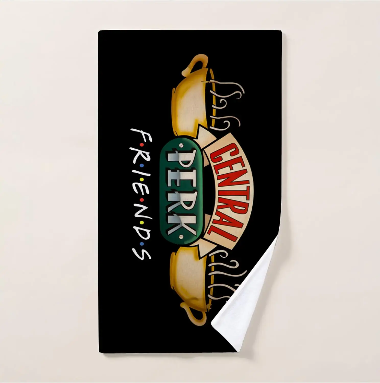 

Funny Friends TV Mug Friends Central Perk Logo Towel Absorbent Hand Towels Multipurpose for Bathroom Hotel Gym and Spa