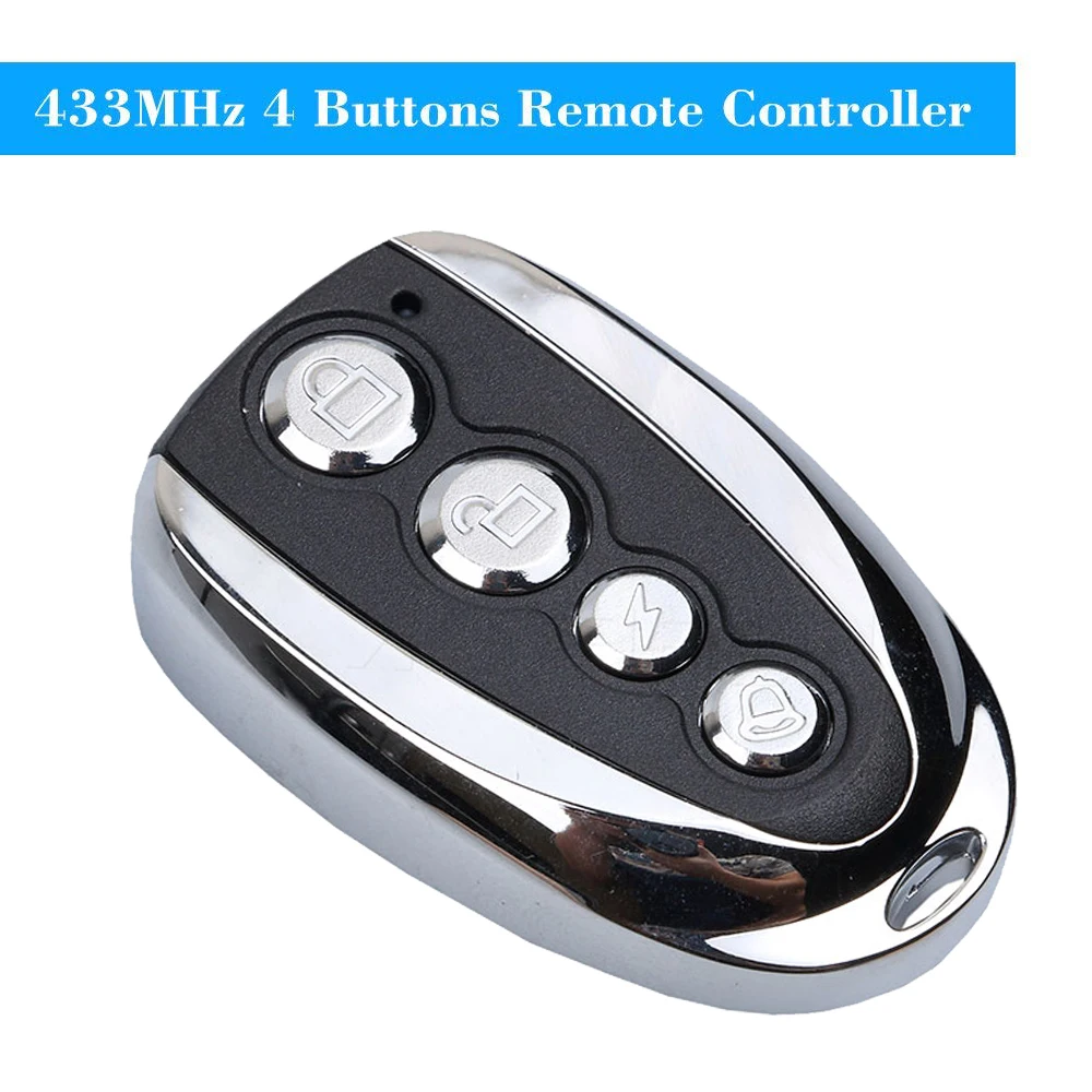 kebidu Mini Electric 4 Button 433.92 MHz Auto Copy Remote Control Duplicator Cloning Car Key Gate Keys Copy Controller