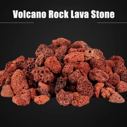 About 1-3cm Fish Tank Filter Media Volcano Rock Lava Stone Aquarium Accessories With Net Bag