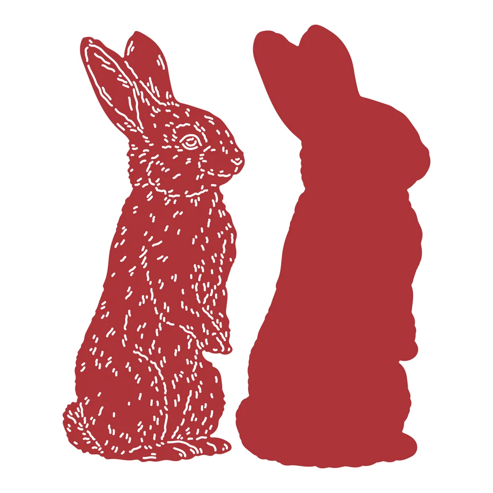 Two Red Robins rabbit Mr Nosey Die Set 2021 New Die Molds Scrapbooking Paper Making Cuts Crafts Big Dies DIY Metal Die Cutting