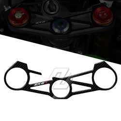 Funda protectora de fibra de carbono 3D para moto, cubierta de canesú Triple para Kawasaki ZX6R, ZX-6R, ZX 636, 2012-2016