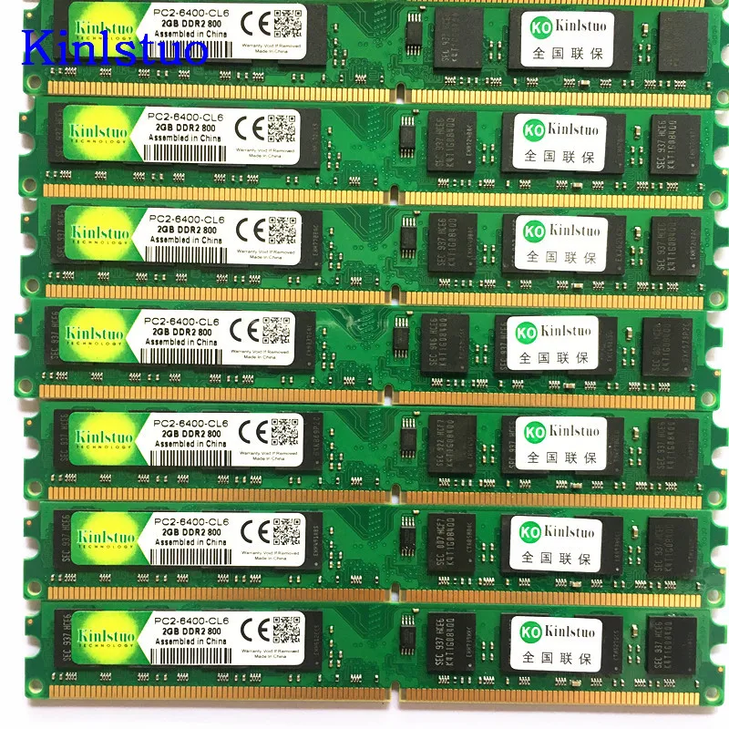 

Настольный компьютер DIMM RAM DDR2 2Gb 800/667/ 533Mhz для Intel и AMD 2G DDR2 RAM Memoria de office