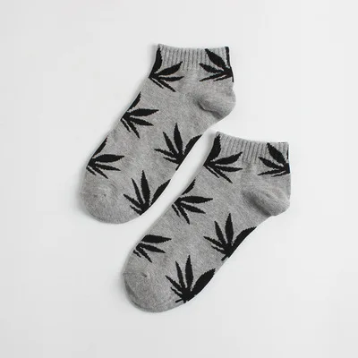 Unisex fashion Harajuku skarpetki weed socks cotton street fashion hip hop socks happy fun calcatenes hip hop socks