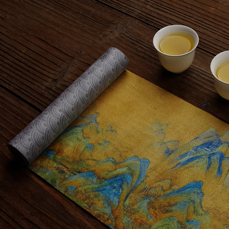 Traditional Chinese Style Table Runners High-grade Throw Runners Classical Throw Tea Runners Rectangular Table Cloth Covers