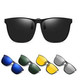 VIVIBEE Flip Up Clip On Sunglasses Oversized Polarized Men 2026 Fishing Photochromic Big Size Sun Glasses Women Driving Shades