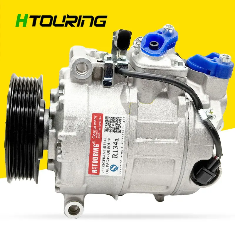 AC Compressor For Audi A4 1.8T 2.0 Allroad 2004-2008 6SEU14C  con 4F0260805AC 4F0260805AG 4F0260805G 4F0260805J 8E0260805AG