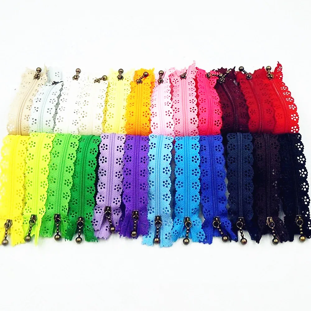 

Tailor Sewing Tool Craft Bag 100 Pcs DIY 40 cm 16 inch #3 Coil Lace Zipper Zippers + Puller for 002