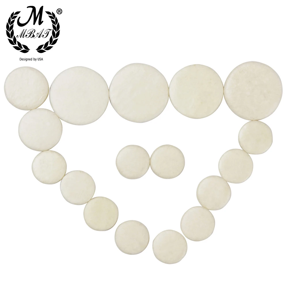 M MBAT 17 teile/satz Klarinette Pads Ersatz Langlebig Exquisite Blasinstrument Holzblasinstrumente Klarinette Teil Zubehör – Detail 4