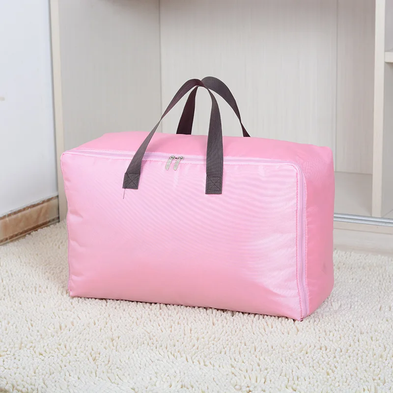 Colorful Clothing Storage Bag Trip Handbag Luggage Traveling Bag Quilt Packing Organizer Household Item Storage Bag Organizer