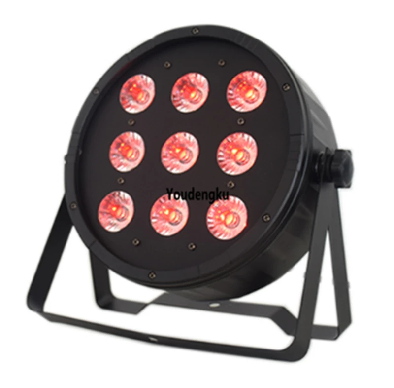 

2pcs par led 90w dmx 9x10w led par 4in1 stage rgbw sound party light