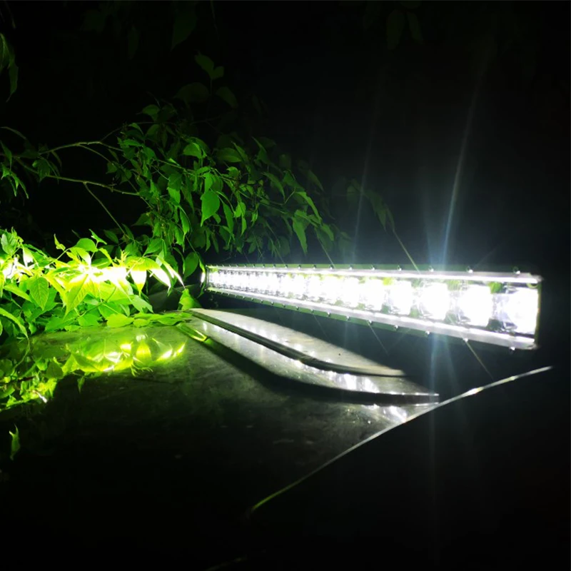 6D Lens Led Light Bar 4x4 Offroad For Car Niva 4WD Truck SUV Uaz ATV Boat Motorcycle Off road 12V 24V Work Driving Barra Lights