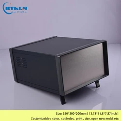 DIY Project Box Iron Junction Enclosure for Electronics Equipment Metal Instrument Case Big Size 350x300x200mm