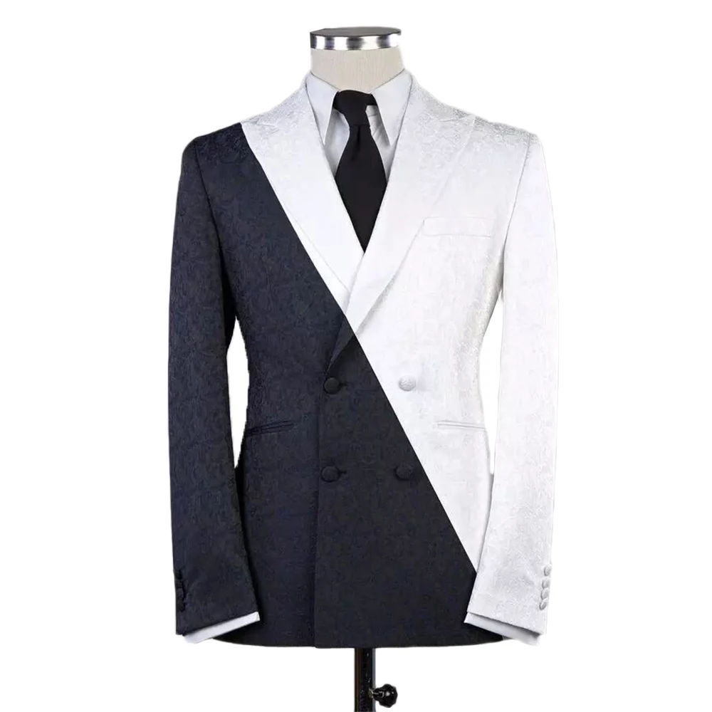 Nhiều Màu Sắc Foral Họa Tiết Chú Rể Cưới Tuxedos Độc Đáo Nam Đảng Hứa Quần Phù Hợp Với Áo Khoác Hoặc Mặc Bộ Trang Phục 2 Cái