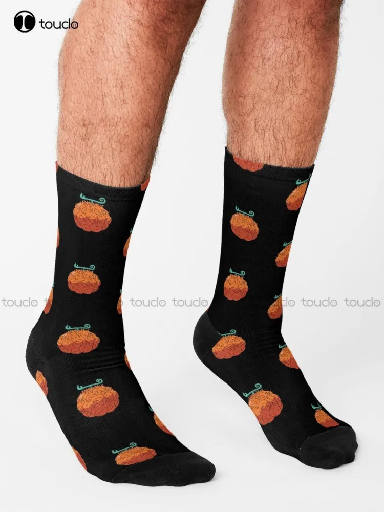 Mera Mera No Mi Devil Fruit Ace/Sabo Socks bulk socks Personalized Custom Unisex Adult Teen youth Socks 360° digital print