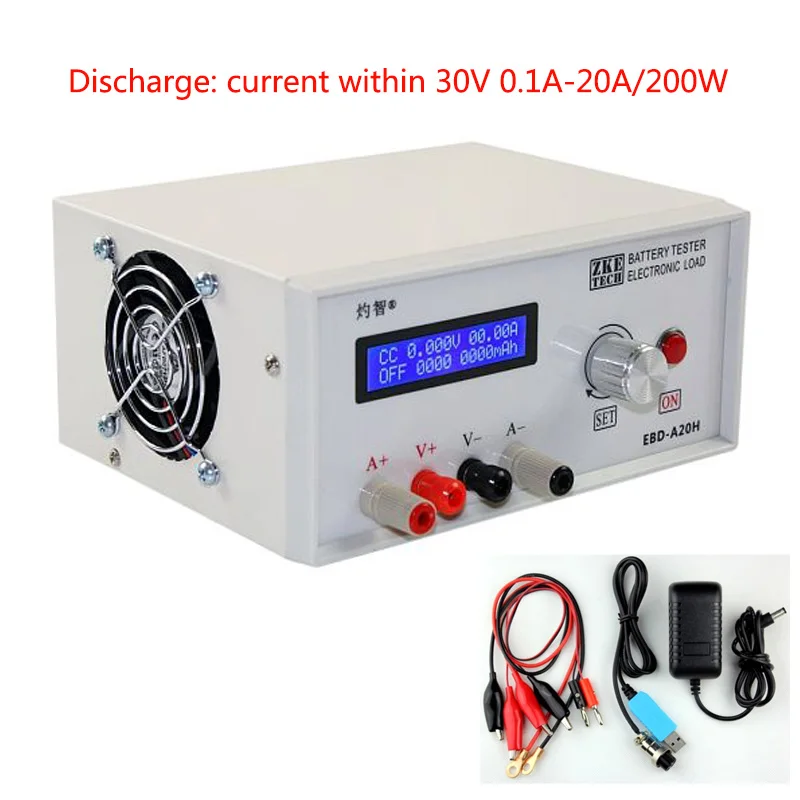 EBD-A20H Electronic Load Battery Capacity Power Supply Charging Head Tester Discharging Equipment Discharge Meter Instrument