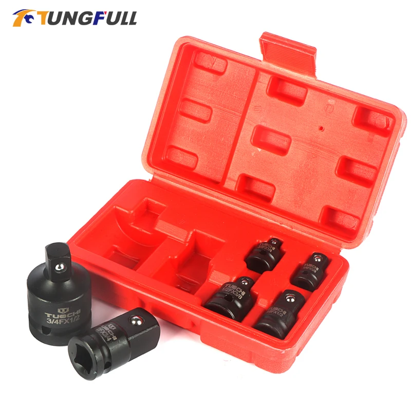 Bộ 1 Ổ Cắm Chuyển Đổi Bộ Chuyển Đổi 1/4 1/2 3/8 3/4 Dành Cho Xe Hơi Xe Đạp Để Xe Dụng Cụ Sửa Chữa Cầm Tay Cờ Lê Dụng Cụ Tác Động Ổ Cắm Bộ Đổi Nguồn