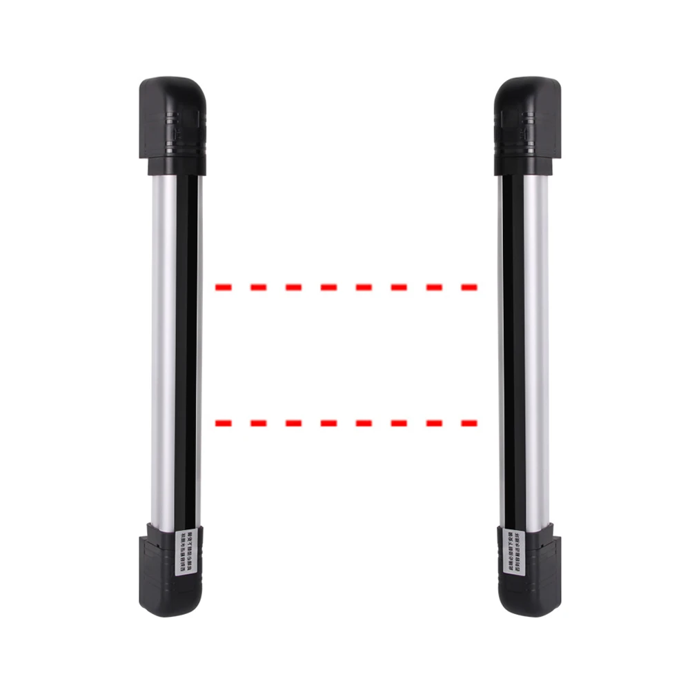 

2 beams IR Fence Infrared Sensor Distance 10M Wiring Infrared Barrier Detector Gate Photocell Sensor