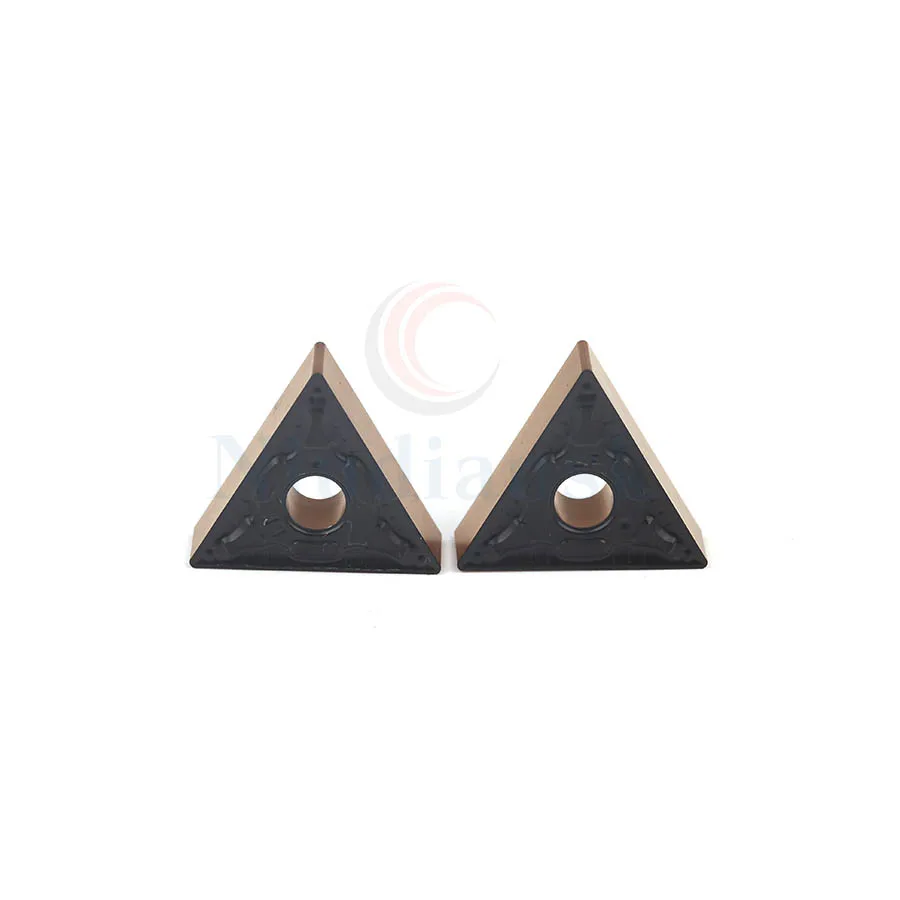 Herramienta de torno CNC LF9218 TNMG160404-CM, inserto de torneado de carburo, hoja recubierta de dos colores para procesar piezas de acero, LF9218, TNMG160408-CM