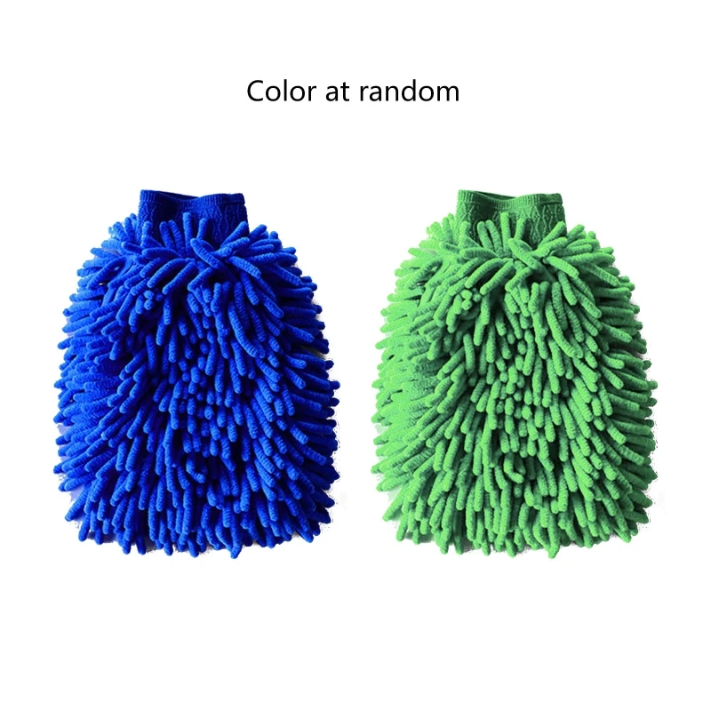 Soft Hand Towel Chenille Microfiber Wash Mitts Car Duster Double Side Cleaning Cloth Wax Detail Accessories Rag Washable