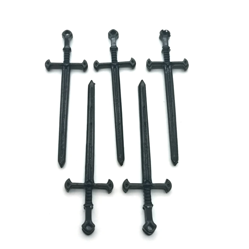 10-piece Sword Pendant Pendant Tibetan Black Sword Pendant Antique Jewelry Making DIY Handmade Crafts