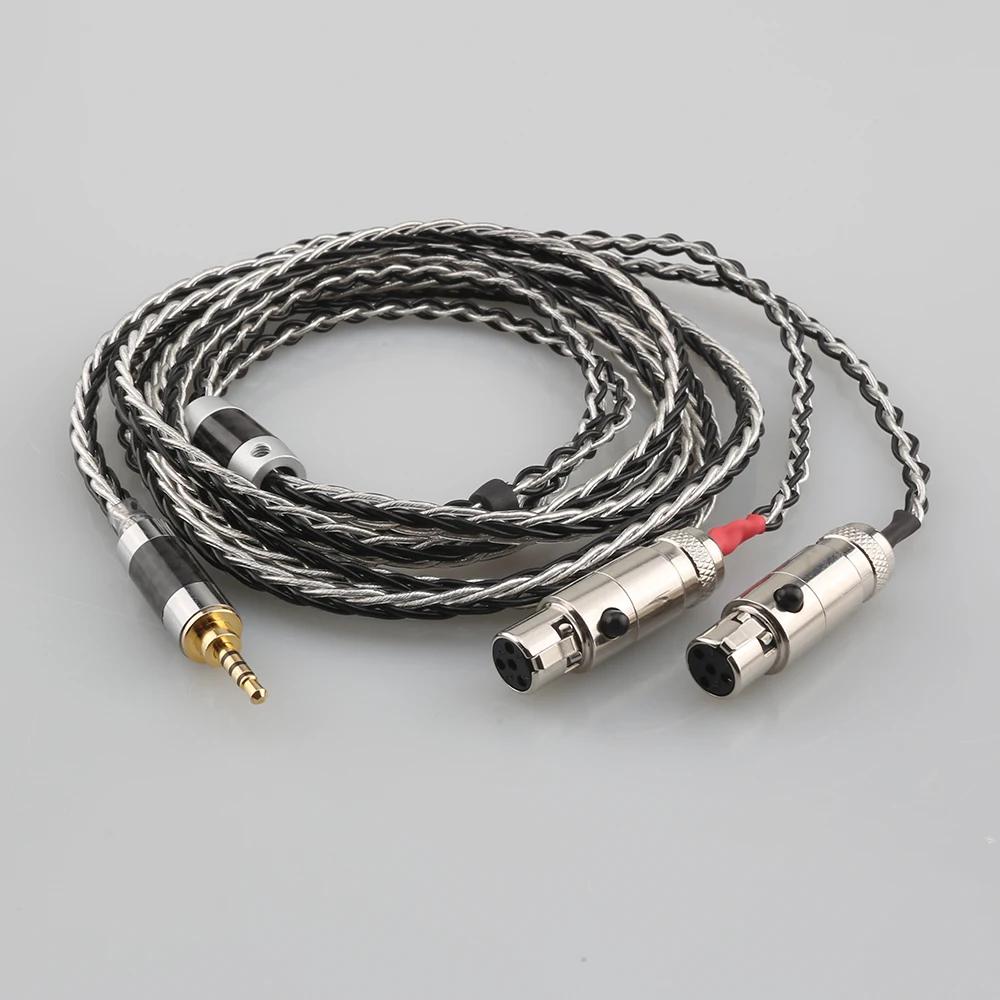 3.5mm 4.4mm Balanced 4pin XLR HiFi headphone Upgraded Cable for Audeze LCD-2 LCD-3 LCD-4 LCD-X LCD-XC Astell&Kern AK240 AK3