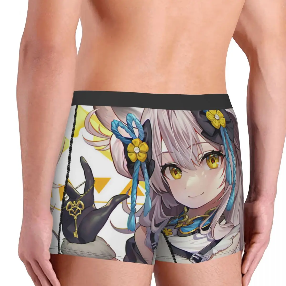 Anime Girl,The Captivating Key Underpants Breathbale Panties Male Underwear Print Shorts Boxer Briefs