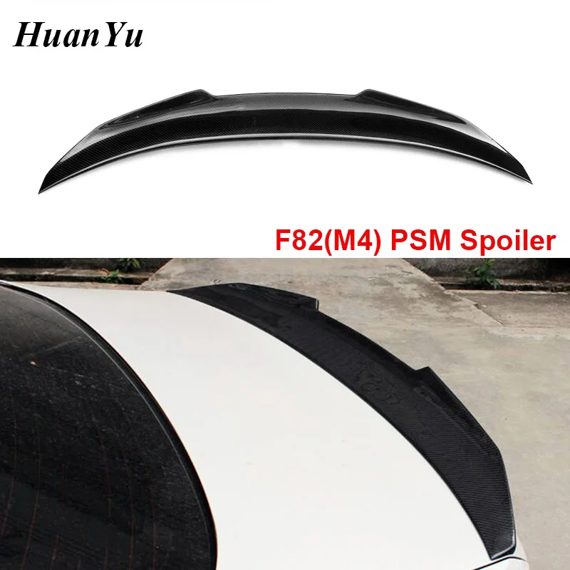 

PSM Style Rear Trunk Spoiler for BMW F82 M4 2-Door Coupe Carbon Fiber Boot Lip Wings Car Styling 2014+