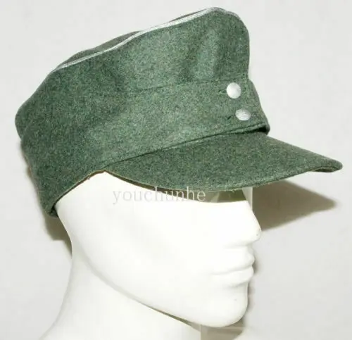 tomwang2012. WWII WW2 German Wh Officer M43 Panzer Wool Field Cap MILITARY Reenactments