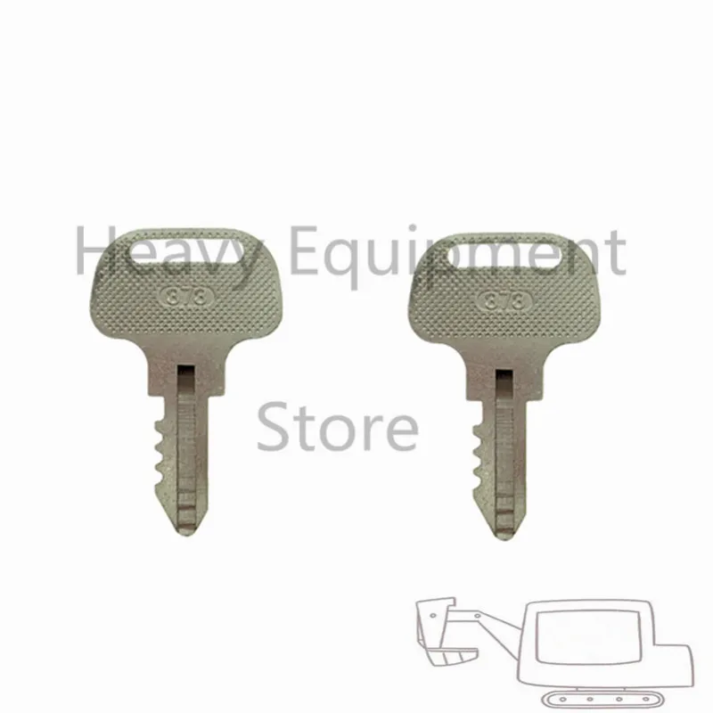 

2 Pcs Front Mower Ignition Key 55364-41180 For Kubota F Series Marked 373