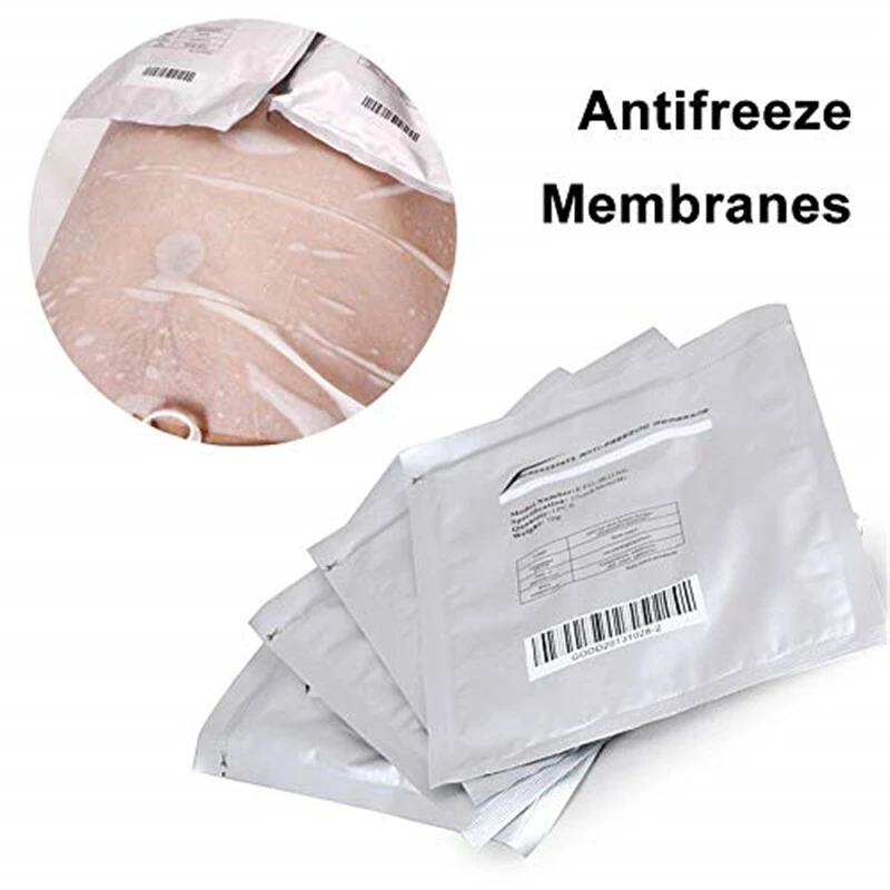 Film à membrane antigel pour cryothérapie, liposuccion, gel, cavitation, refroidissement, perte de poids, tampons avec gel antigel, 20 pièces par