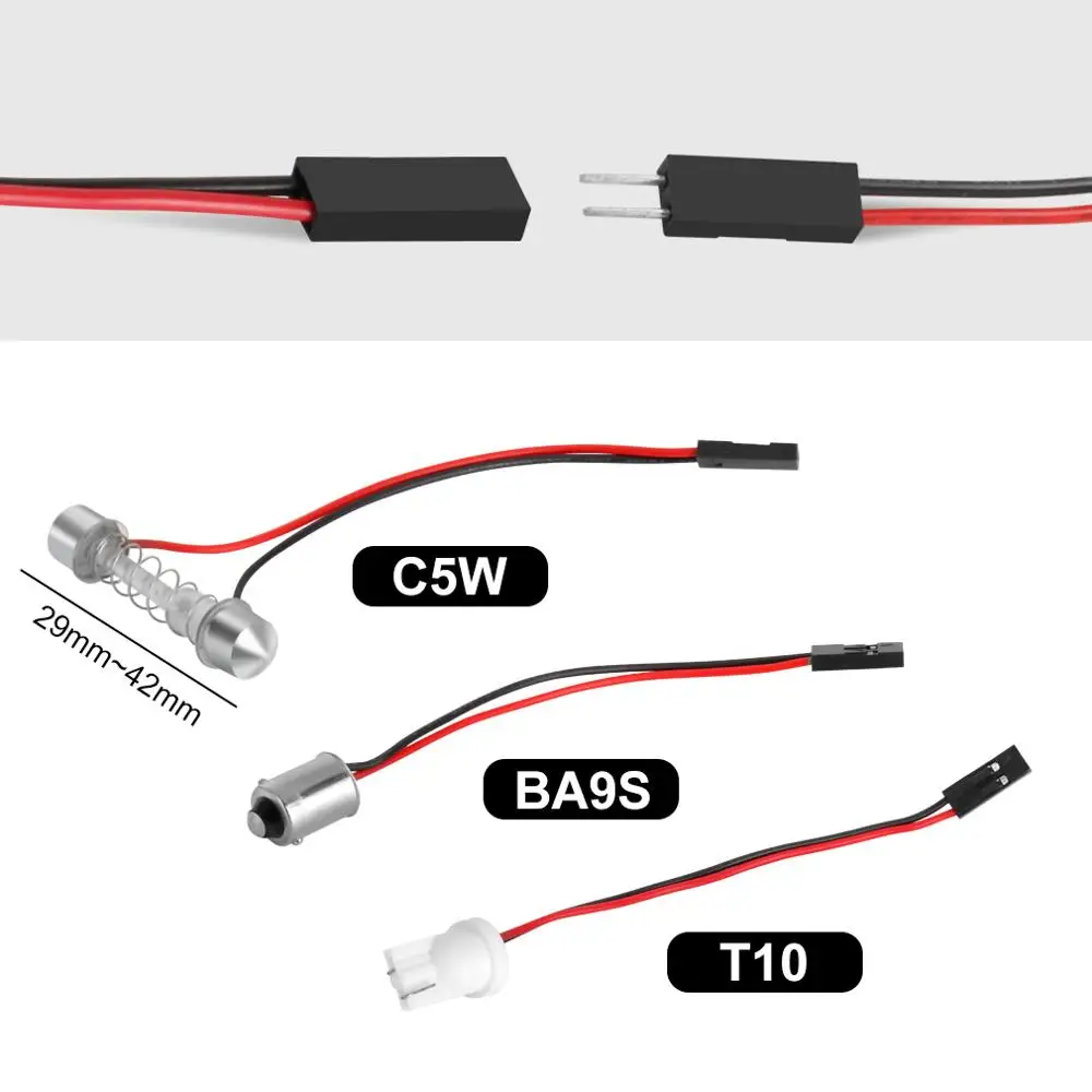 2Pcs/Lot COB 18 24 36 48 Led Panel T10 BA9S T4W Festoon Dome Adapter W5W C5W Car LED bulbs Reading lamp Car light Auto Lamp 12V