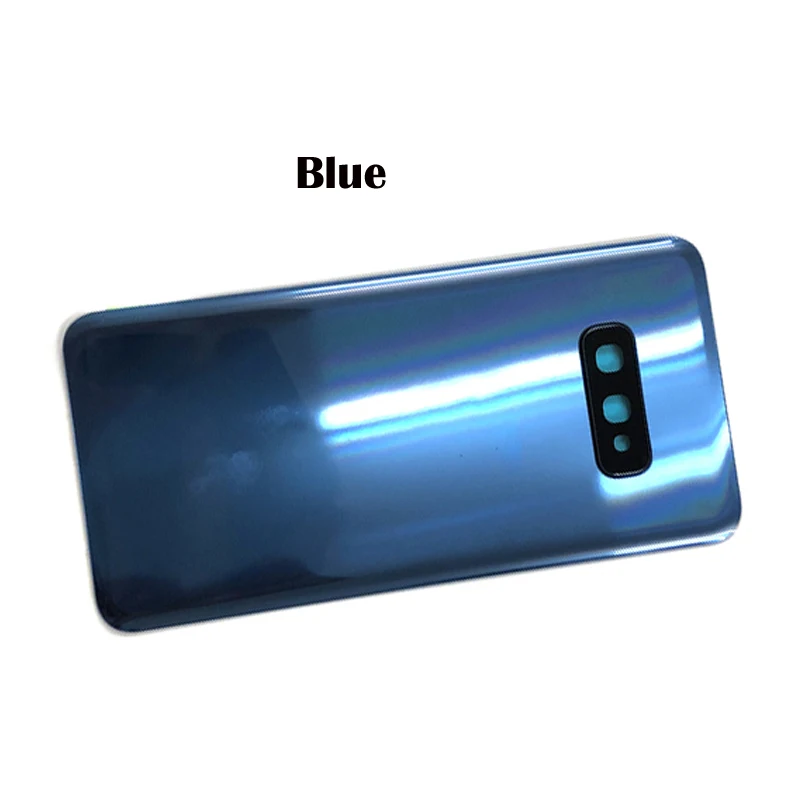 New For Samsung Galaxy S10E S10e G973 G973F Back Battery Cover Rear Door Housing Case Glass Panel + Camera Lens Cover Parts