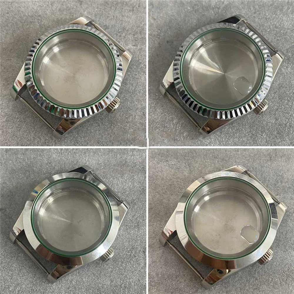 40mm Steel Watch Case Oyster Perpetual Watch Cover For NH35A NH36 Movement Accessories