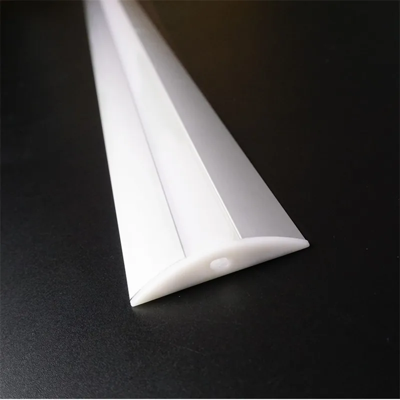 

10Pcs/Lot 1m Wide Edge Led Aluminium Profile Strip With Milky Transparent Cover of 5630 12mm Pcb Bar Light Fittings Linear