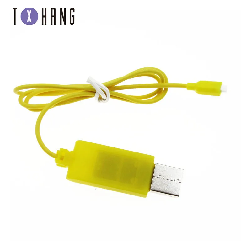 Yellow Charge Wire For Airplane Spare Parts USB RC Helicopter Charger Cable For Syma S107G Accessories Device