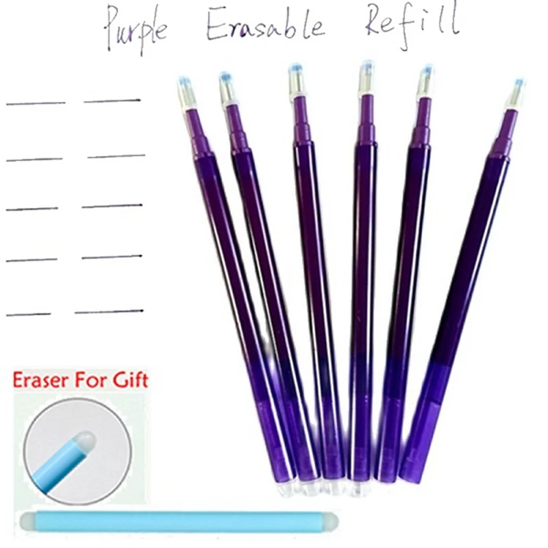 

Retractable Erasable Gel Pens Clicker Fine Point 0.7mm Make Mistakes Disappear Comfort Grip for Drawing Writing Planner