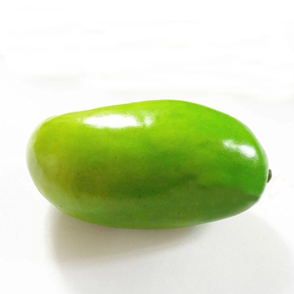 

10pcs big size green color High imitation artificial Fake mango Fruit&artificial plastic fake simulated green color mango