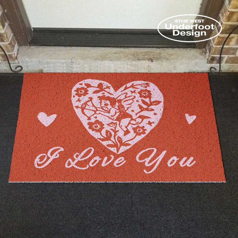 Pink Fashion Kitchen Mat Bath Mat Living Room Mat Entrance Door Mat Carpet Anti-slip Mat Cuttable Home Doormat Custom Mat Carpet